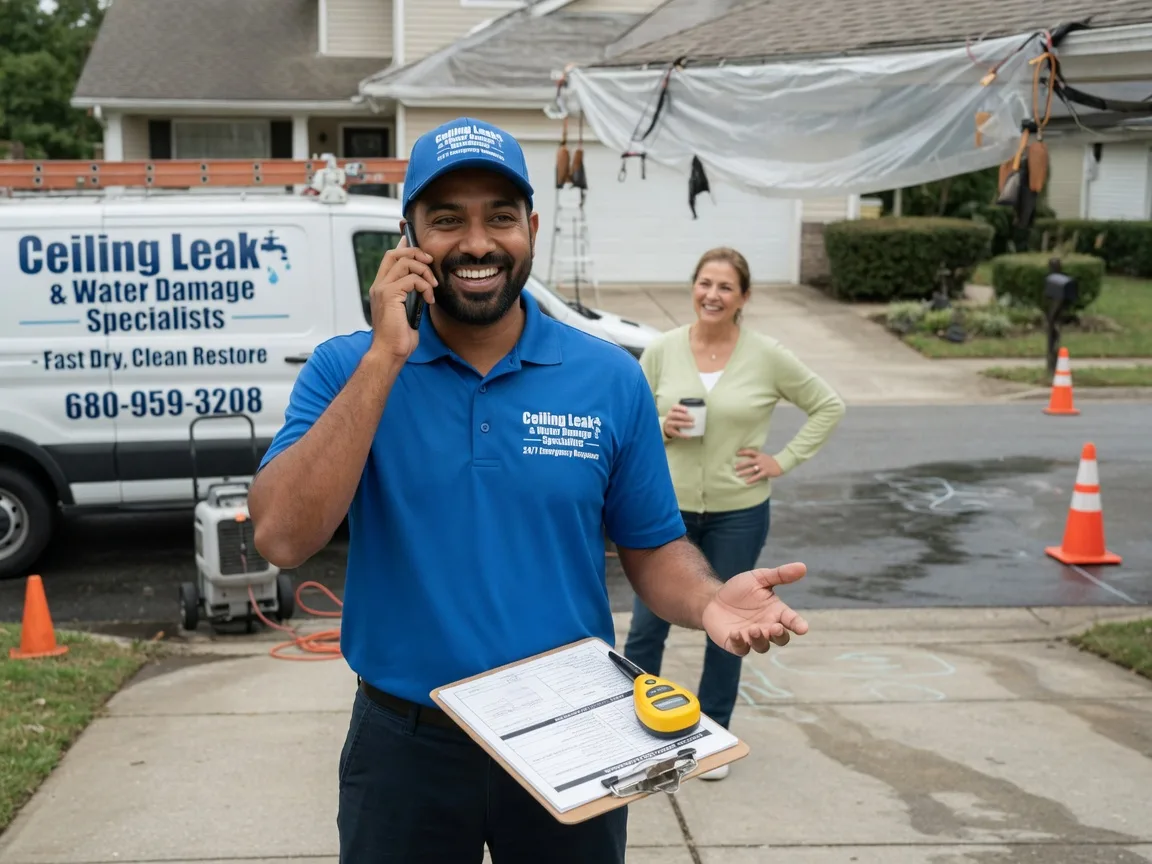 Ceiling Leak Cleanup Eden, TX FAQs